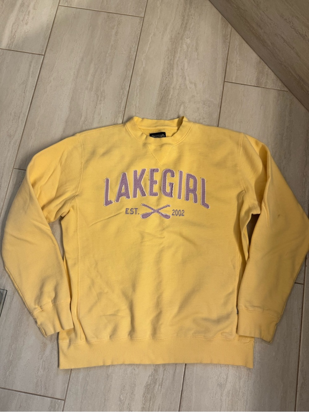 LakeGirl Yellow Crewneck Sweatshirt - LakeGirl